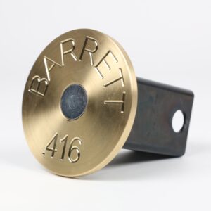 Trailer Hitch Cover, .416 Barrett Headstamp