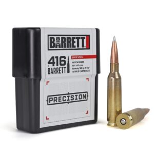 AMMO, .416 BARRETT, BARRETT, HORNADY 500 GR A-TIP, BOX OF 10
