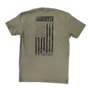 T-Shirt, Barrett Muzzle Flag, Military Green