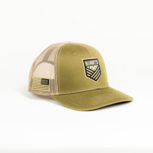 Hat, Folded Flag Trucker